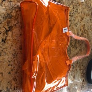 See through tote bag from Clinique